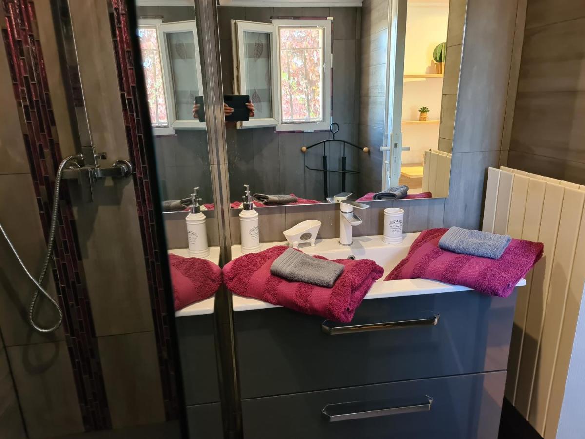 Appartements Dans Villa Privee Avec Piscine, Jardin, Parking Clos, Wifi, Climatisation Meyreuil Dış mekan fotoğraf